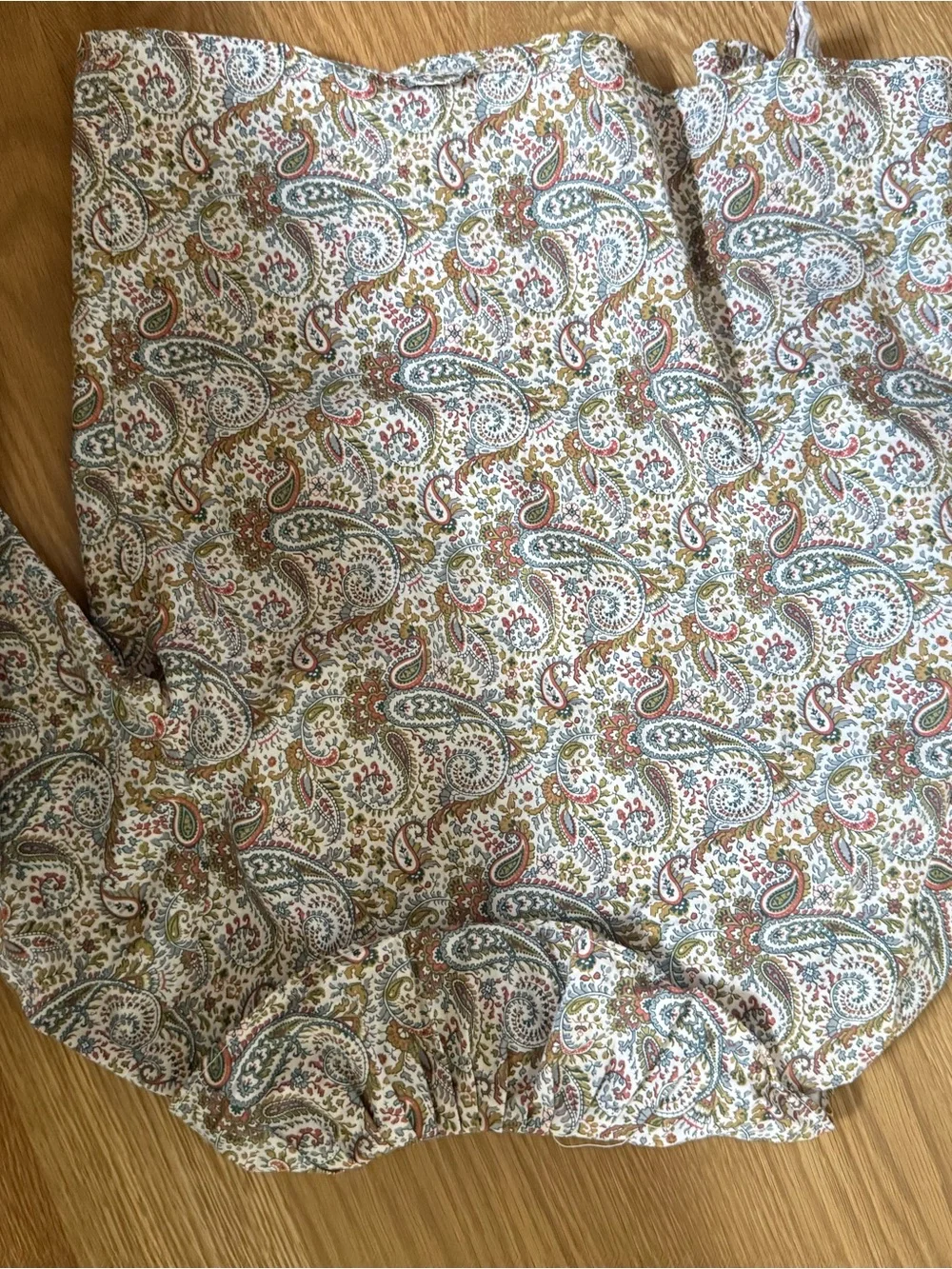 Girls Paisley Blouse with collar - Multi-Color. Olive Juice Brand.